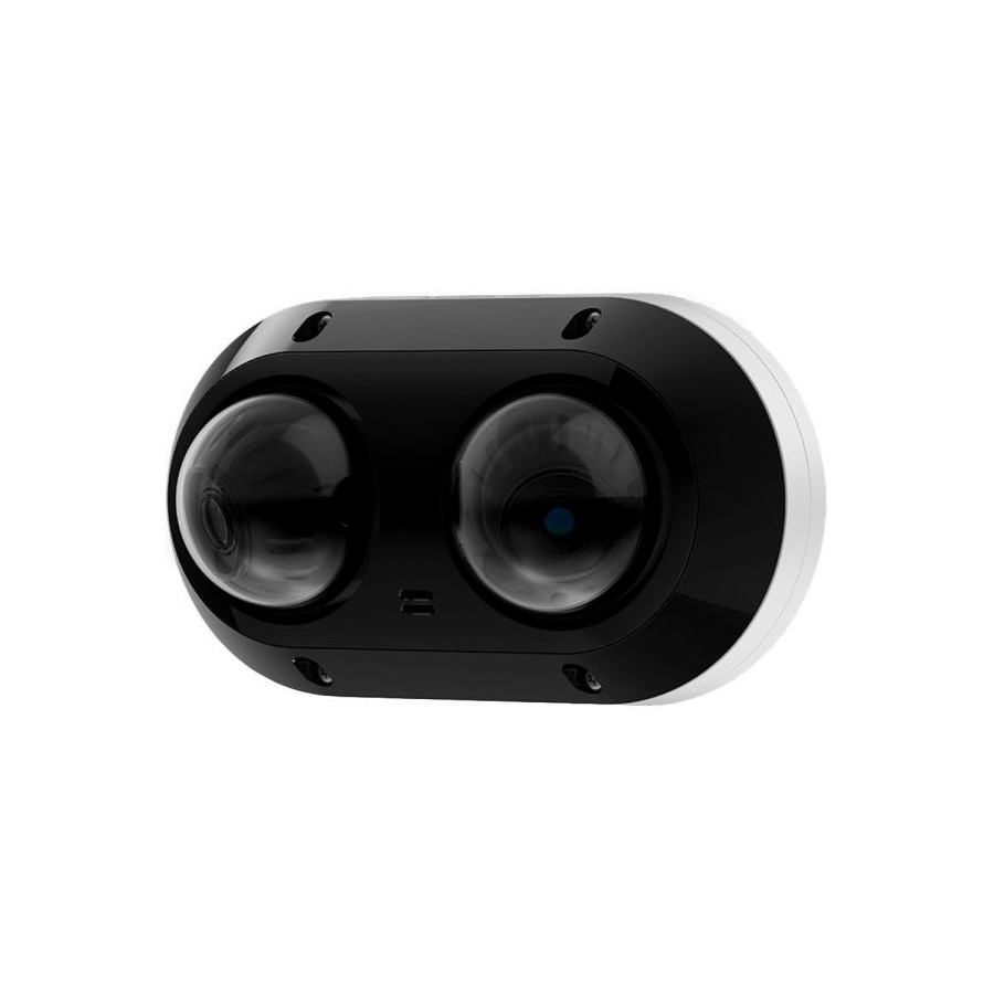 Avigilon IP-Dual-Head-Dome-Kamera, 2 x 5 MP, IP68, IK10, weiß, schwarz