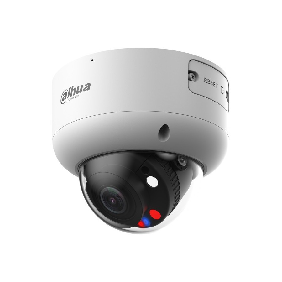 Dahua IP-Dome-Kamera, 8MP, 2,7 - 13,5 mm, IR 50 m, IP67, IK10, weiß