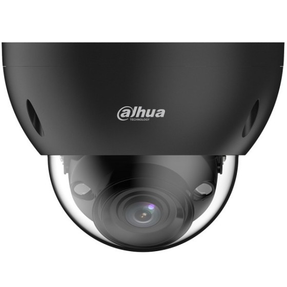 Dahua IP-Dome-Kamera, 5MP, 2,7 - 13,5 mm, IR 40 m, IP67, IK10, schwarz