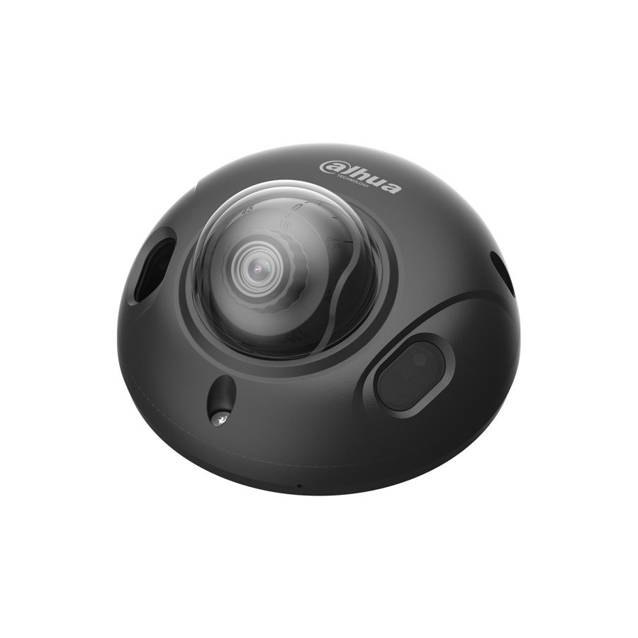 Dahua IP-Dome-Kamera, 4MP, 3,6 mm, IR 30 m, IP67, schwarz