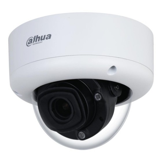 Dahua IP-Dome-Kamera, 8MP, 2,7 - 12mm, IR 40m, IP67, IK10, weiß