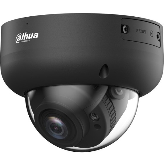 Dahua IP-Dome-Kamera, 4MP, 2,7 - 13,5 mm, IR 40 m, IP67, IK10, schwarz