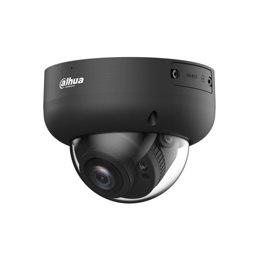 Dahua IP-Dome-Kamera, 4MP, 2,7 - 13,5 mm, IR 40 m, IP67, IK10, schwarz