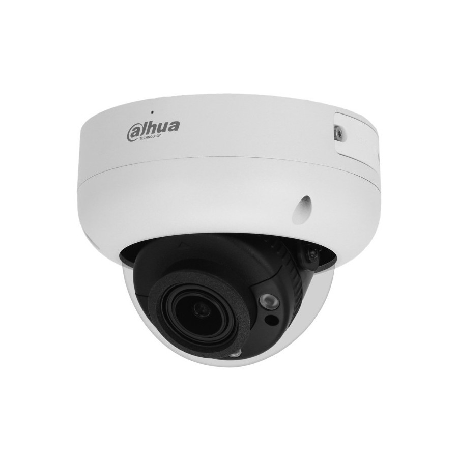 Dahua IP-Dome-Kamera, 5MP, 2,7 - 13,5 mm, IR 40 m, IP67, IK10, weiß
