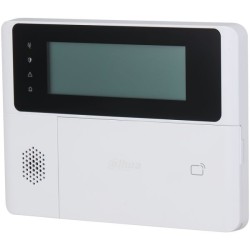 Funk-Bedienteil, LCD-Display, Tastatur, Summer, MIFARE-Leser, weiß