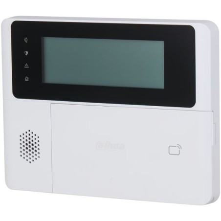 Funk-Bedienteil, LCD-Display, Tastatur, Summer, MIFARE-Leser, weiß
