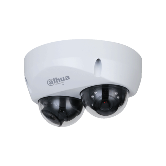 Dahua IP-Mini-Dome-Kamera, 2x4MP, 2,8mm, IR 30m