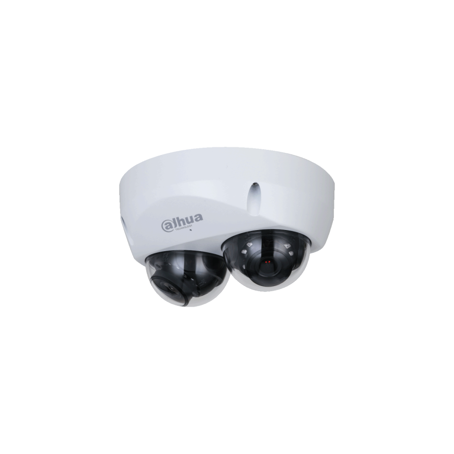 Dahua IP-Mini-Dome-Kamera, 2x4MP, 2,8mm, IR 30m