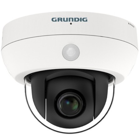 Grundig SMART IP-Dome-Kamera, 4 MP, 2,8 - 12 mm, IR 20 m, IP66, IK10, NDAA, weiß