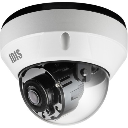 IDIS IP-Micro-Dome-Kamera, 2 MP, 2,8 mm, IR 30 m, IP67, IK10, NDAA, weiß