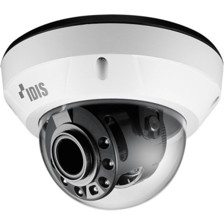 IDIS IP-Dome-Kamera, 2 MP, 2,8 - 12 mm, IR 30 m, NDAA, weiß