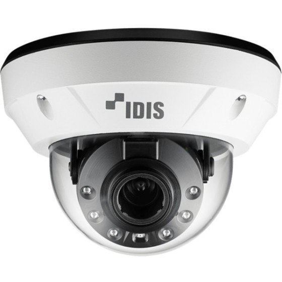 IDIS IP-Dome-Kamera, 2 MP, 2,8 - 12 mm, IR 30 m, NDAA, weiß