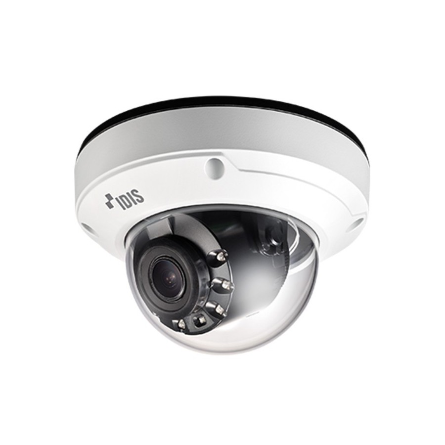 IDIS IP-Dome-Kamera, 2 MP, 2,8 - 12 mm, IR 50 m, IP67, NDAA, weiß