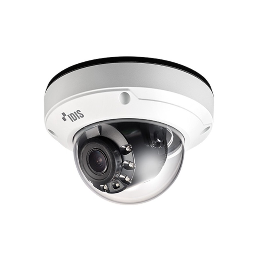 IDIS IP-Dome-Kamera, 2 MP, 7 - 22 mm, IR 50 m, IP67, IK10, NDAA, weiß