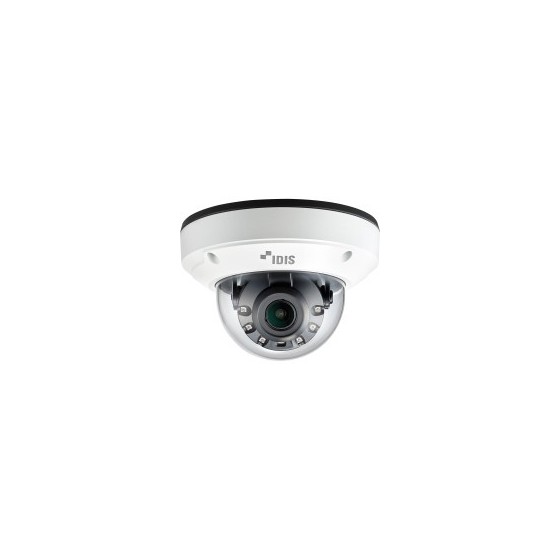 IDIS IP-Dome-Kamera, 2 MP, 7 - 22 mm, IR 50 m, IP67, IK10, NDAA, weiß