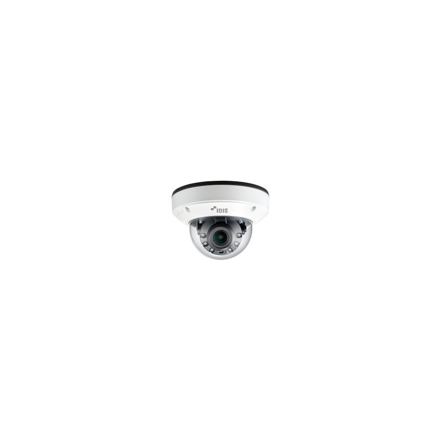 IDIS IP-Dome-Kamera, 2 MP, 7 - 22 mm, IR 50 m, IP67, IK10, NDAA, weiß