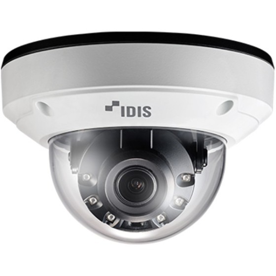 IDIS IP-Dome-Kamera, 5 MP, 2,7 - 13,5 mm, IR 40 m, IP67, IK10, NDAA, weiß
