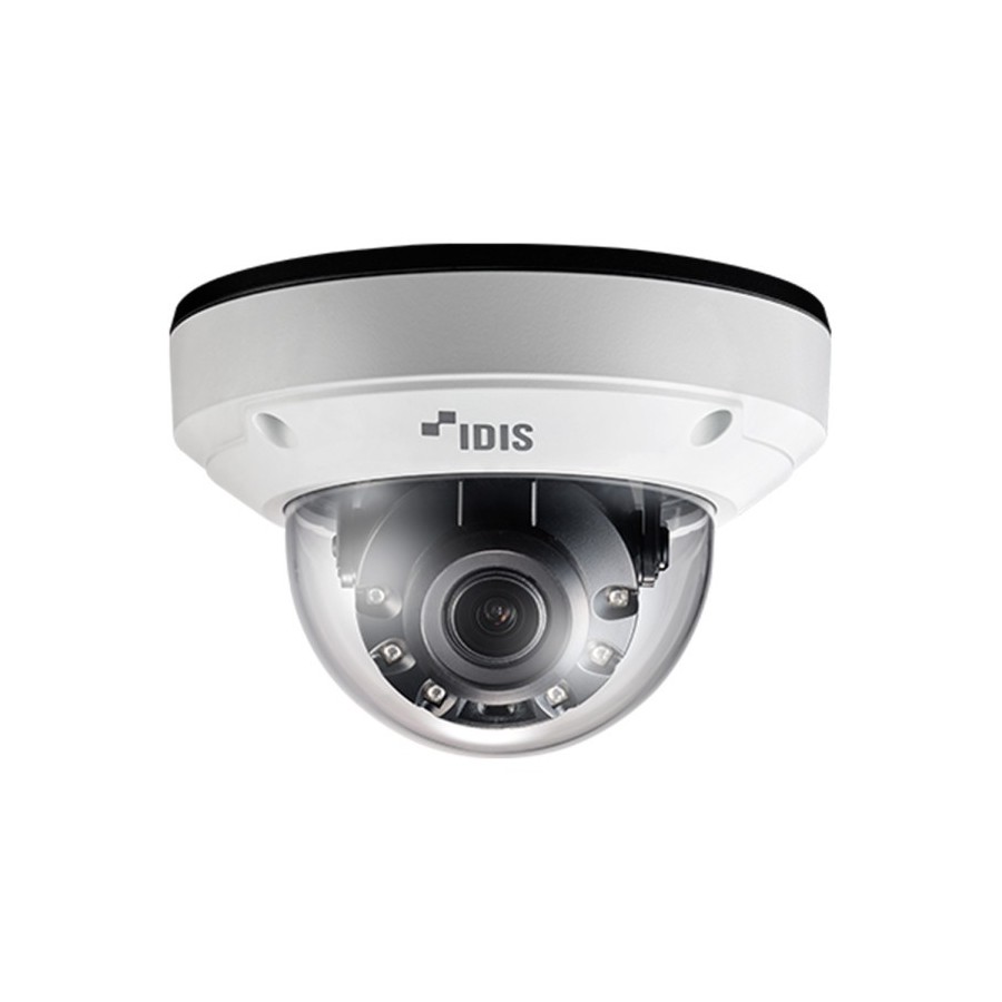 IDIS IP-Dome-Kamera, 5 MP, 2,7 - 13,5 mm, IR 40 m, IP67, NDAA, weiß
