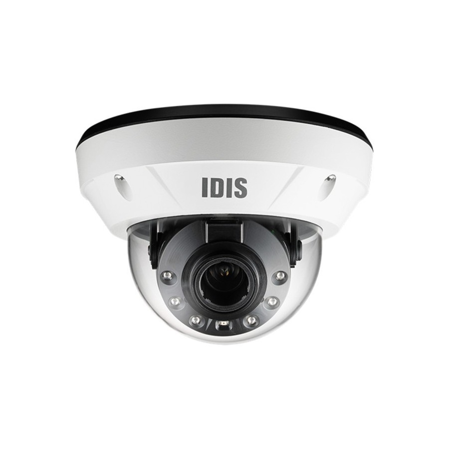 IDIS IP-Dome-Kamera, 8 MP, 2,7 - 13,5 mm, IR 40 m, IP67, NDAA, weiß