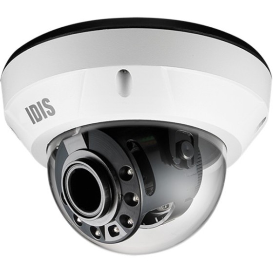 IDIS IP-Dome-Kamera, 8 MP, 2,7 - 13,5 mm, IR 40 m, IP67, NDAA, weiß