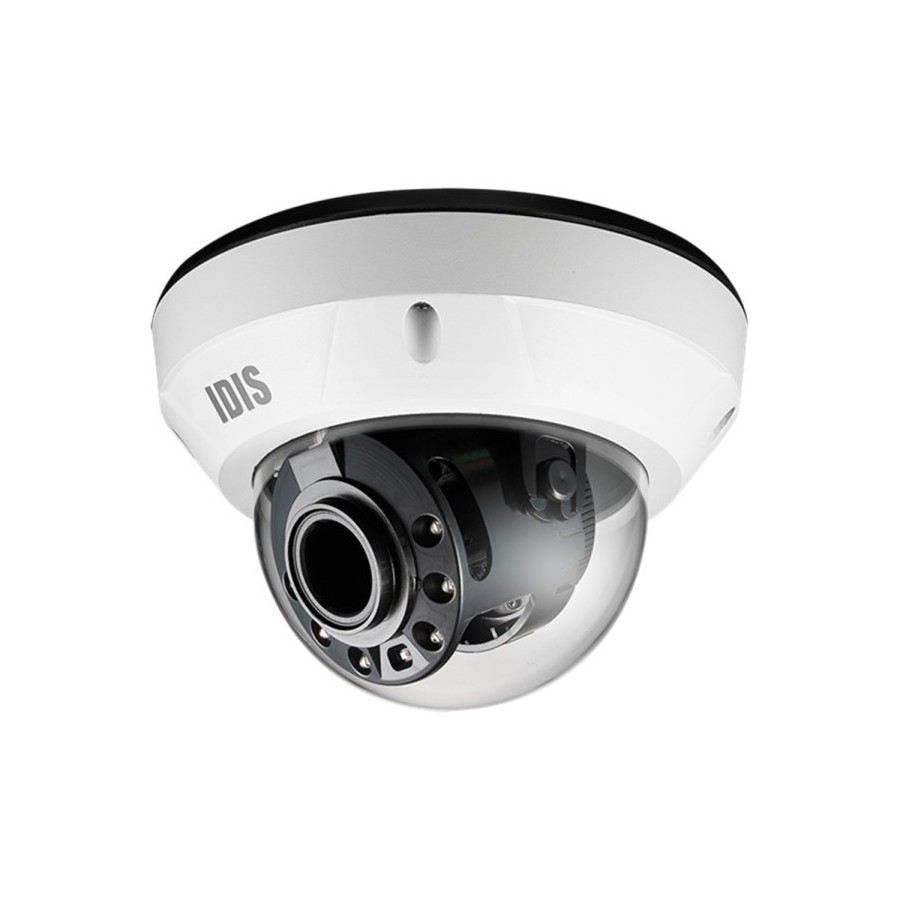 IDIS IP-Dome-Kamera, 8 MP, 2,7 - 13,5 mm, IR 40 m, IP67, NDAA, weiß