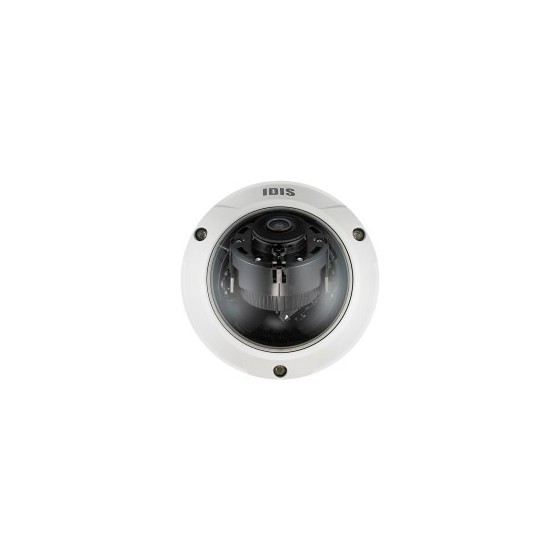 IDIS IP-Dome-Kamera, 8 MP, 3,3 mm, IR 30 m, IP67, IK10, NDAA, weiß