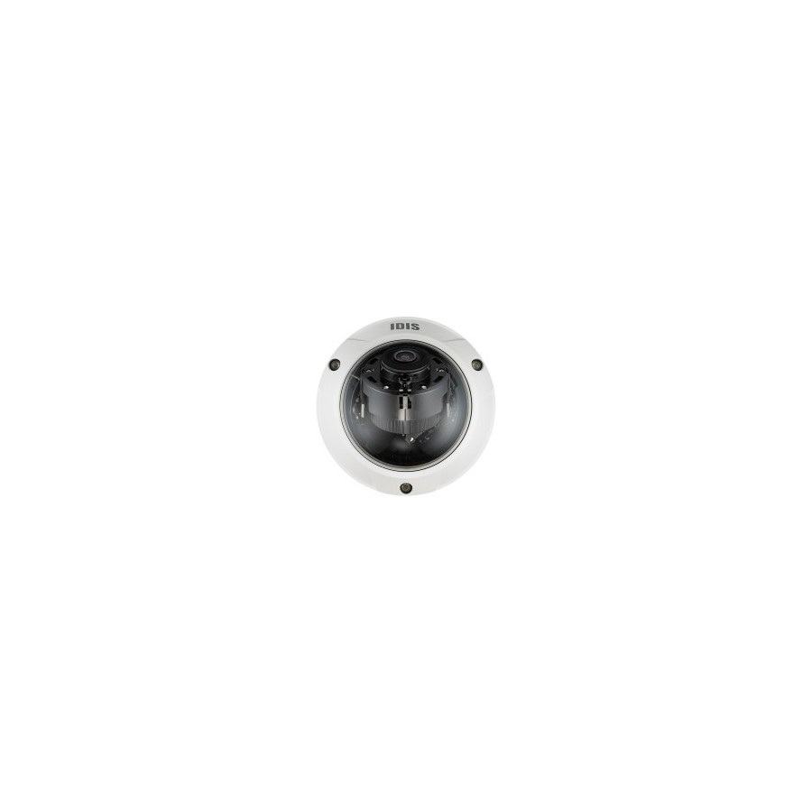 IDIS IP-Dome-Kamera, 8 MP, 3,3 mm, IR 30 m, IP67, IK10, NDAA, weiß