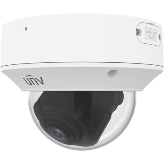 Uniview IP-Dome-Kamera, 8 MP, 2,8 - 12 mm, IR 40 m, IP67, NDAA, weiß