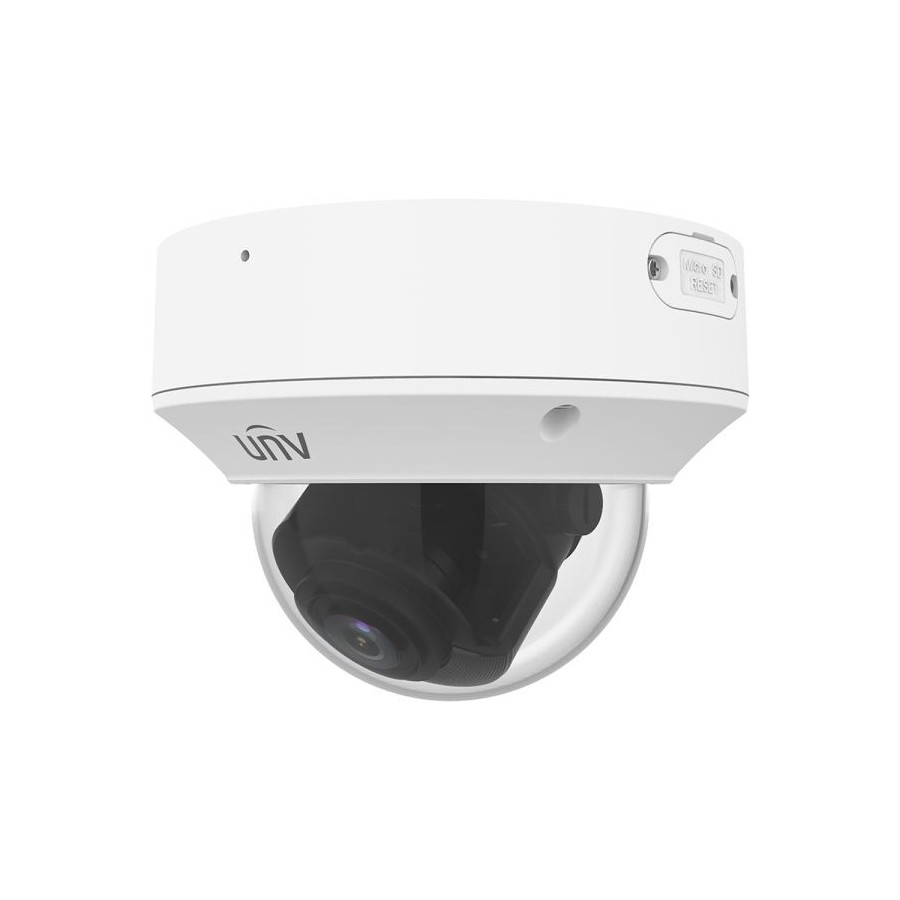 Uniview IP-Dome-Kamera, 8 MP, 2,8 - 12 mm, IR 40 m, IP67, NDAA, weiß