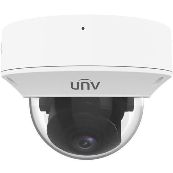Uniview IP-Dome-Kamera, 8 MP, 2,8 - 12 mm, IR 40 m, IP67, NDAA, weiß