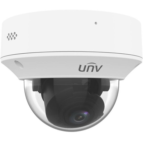 Uniview IP-Dome-Kamera, 8 MP, 2,8 - 12 mm, IR 40 m, IP67, NDAA, weiß