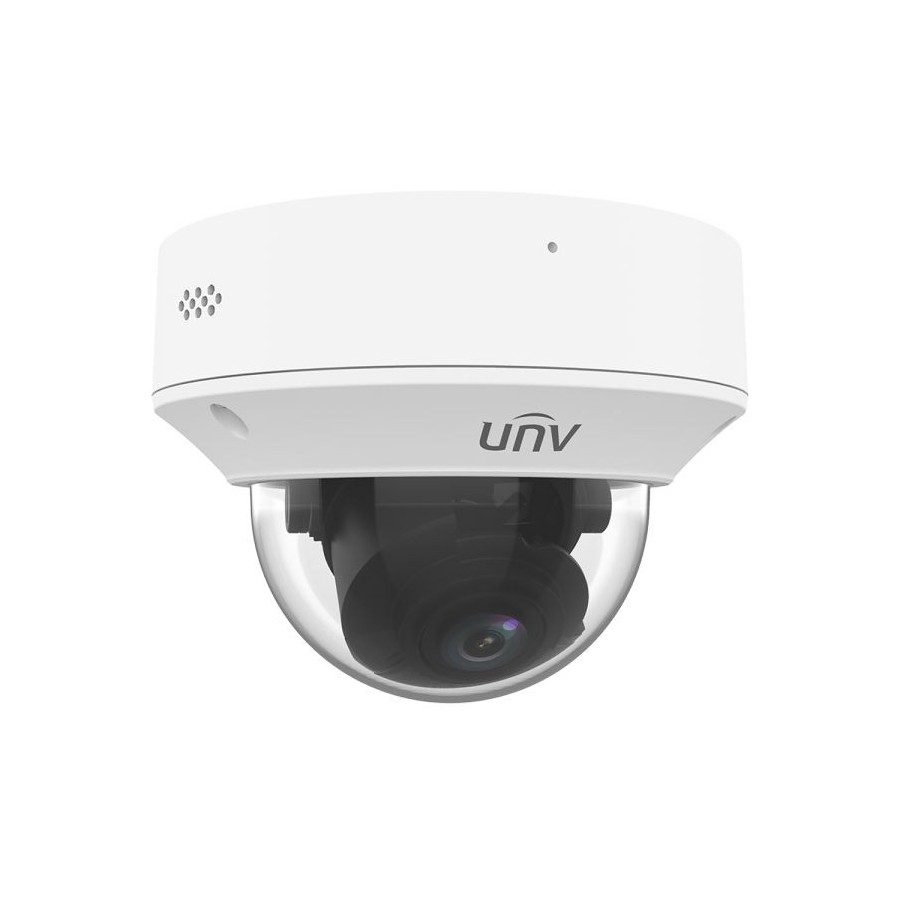 Uniview IP-Dome-Kamera, 8 MP, 2,8 - 12 mm, IR 40 m, IP67, NDAA, weiß