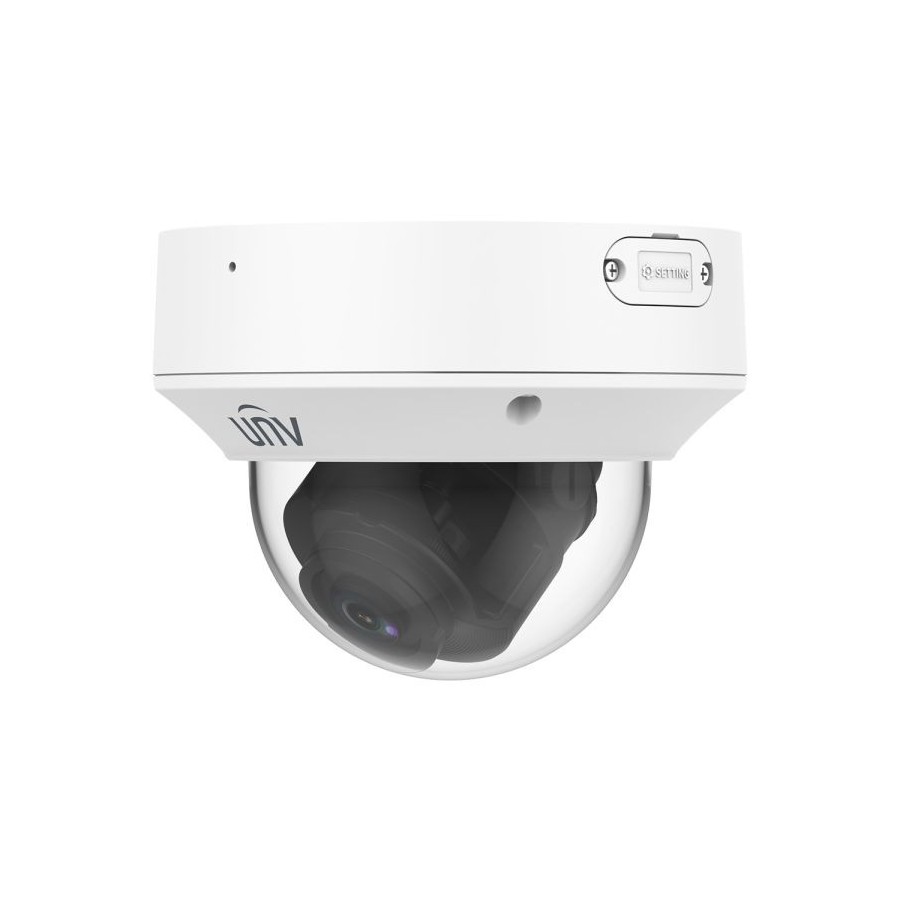 Uniview IP-Dome-Kamera, 5 MP, 2,7 - 13,5 mm, IR 40 m, IP67, NDAA, weiß