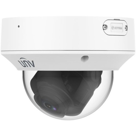 Uniview IP-Dome-Kamera, 5 MP, 2,7 - 13,5 mm, IR 40 m, IP67, IK10, NDAA, weiß