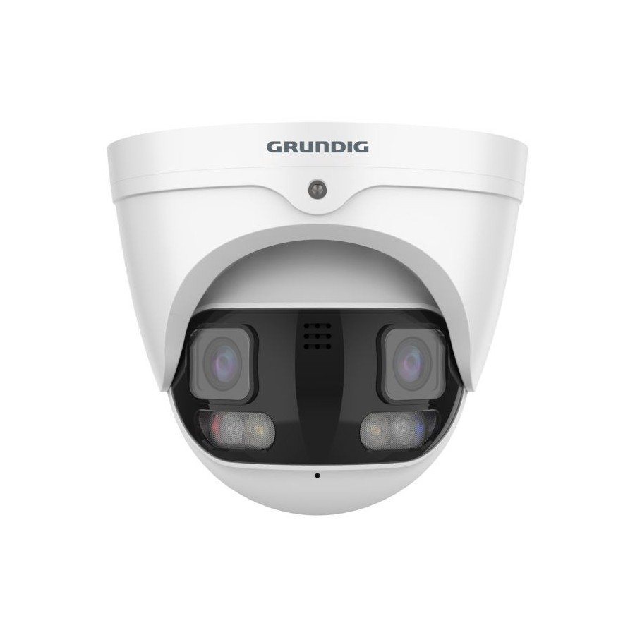 Grundig SMART IP-Eyeball-Panorama-Kamera, 8 MP, 2x 2,8 mm, weiß