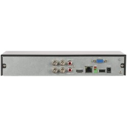Dahua HD-CVI-Rekorder, 4 Kanäle, 6 Kanäle IP, 1 x SATA à 16 TB, 1U, schwarz