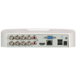 HD-CVI Rekorder, 8 Kanäle, 12 Kanäle IP, 1x SATA à 16 TB, 1U, weiß