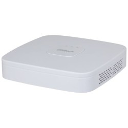 HD-CVI-Rekorder, 4 Kanäle, 6 Kanäle IP, 1x SATA à 16 TB, 1U, weiß