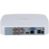 HD-CVI-Rekorder, 4 Kanäle, 6 Kanäle IP, 1x SATA à 16 TB, 1U, weiß