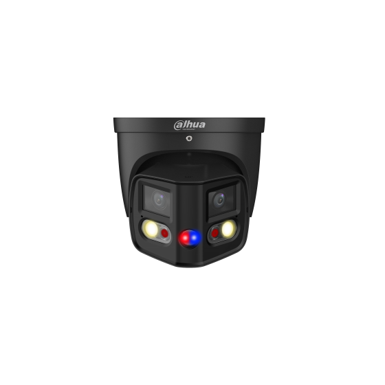 Dahua IP-Dual-Lens-Eyeball-Kamera, 2 x 4 MP, TiOC, Splicing, schwarz