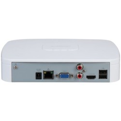 IP-Rekorder, 4 Kanäle IP, 1x SATA à 20 TB, 1U, weiß