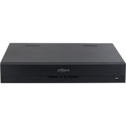 IP-PoE-Rekorder, 24 Kanäle IP, 24 Kanäle PoE, 4x SATA à 20 TB, 1.5U, schwarz
