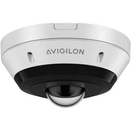 IP-Fisheye-Kamera, 8 MP, 1,4/1,74mm, IR 17 m, IP66/IP67, IK10, NDAA, grau