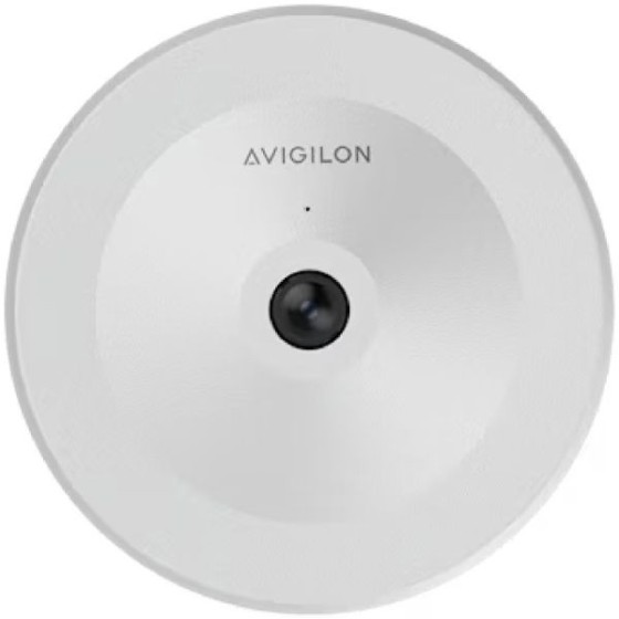 Avigilon IP-Fisheye-Kamera, 12 MP, 1,74 mm, NDAA, weiß, Unterputz