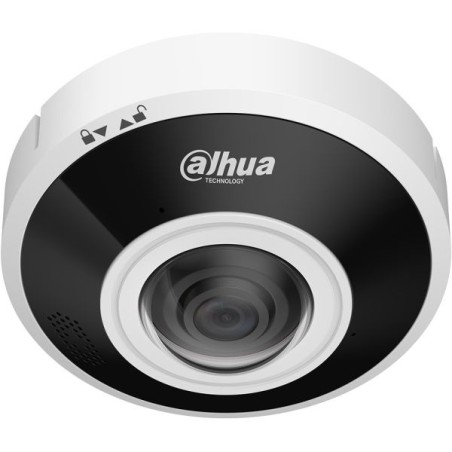 Dahua IP-Fisheye-Kamera, 6 MP, 1,68 mm, IR 15 m, IP67, IK10, weiß