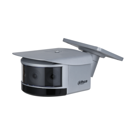 Dahua IP-Multi-Lens-Kamera 4x4 MP Panorama, 2,8 mm fix, silbergrau