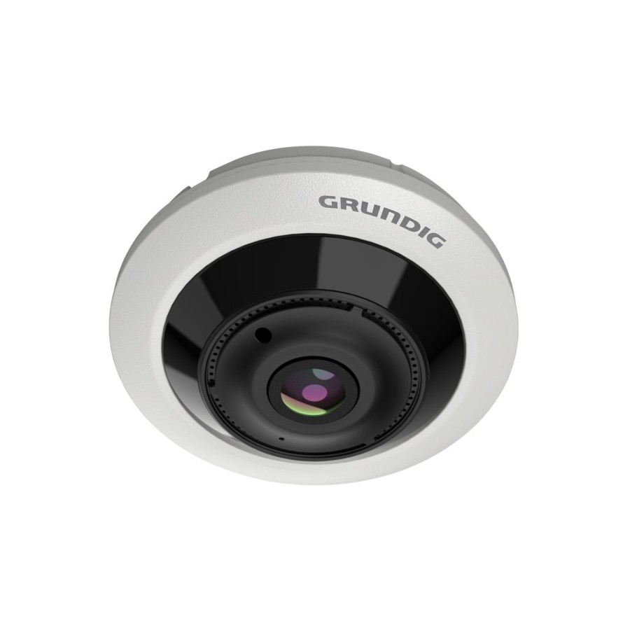 Grundig SMART IP-Fisheye-Kamera, 12 MP, 1,6 mm, IR 10 m, NDAA, grau