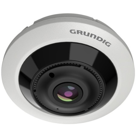 Grundig SMART IP-Fisheye-Kamera, 12 MP, 1,6 mm, IR 10 m, IP66, NDAA, grau