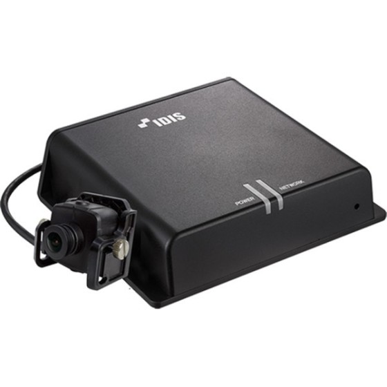 IDIS IP-Gerät und 2 MP Pinhole-Linse-Set, 2,4 mm, NDAA, schwarz, versteckt