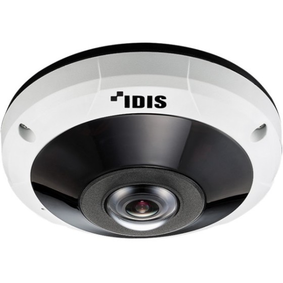 IDIS IP-Fisheye-Kamera, 5 MP, 1,5 mm, IR 20 m, IP67, IK10, NDAA, weiß
